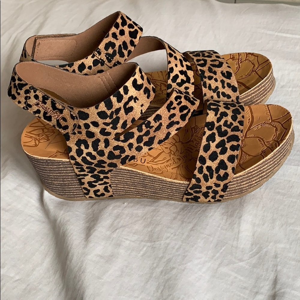 Blowfish platform sandals